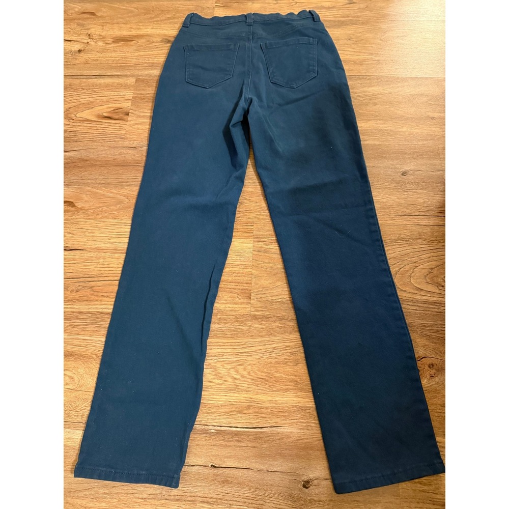 Gloria Vanderbilt Amanda Jeans Size 4 -Blue/Green - Picture 7 of 8